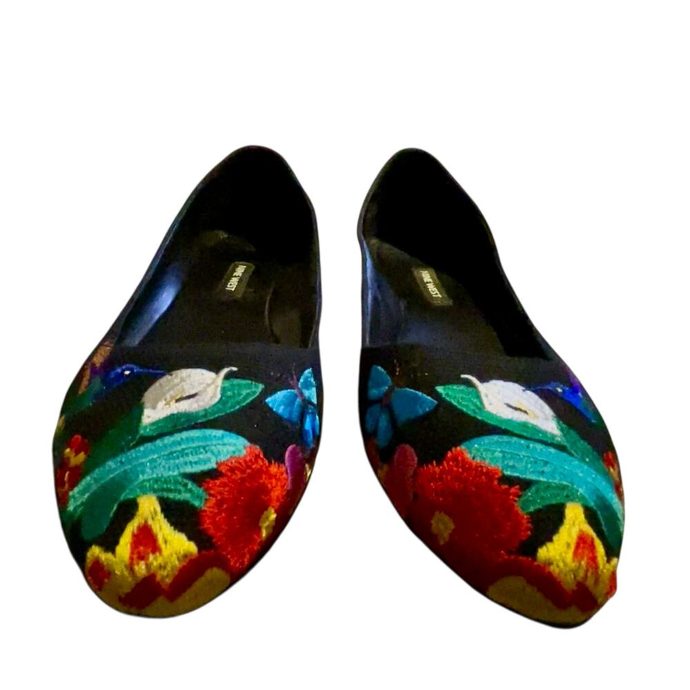 Embroidered Vintage Flats Floral - Picture 3 of 8
